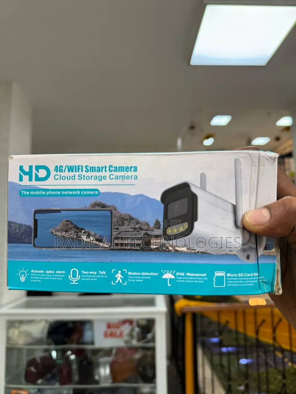 HD WiFi Smart Security Camera Outdooor Water Proof