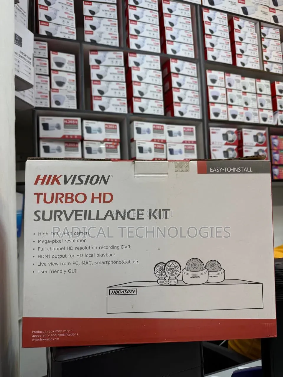 HIKVISION የተሟላ የ CCTV ካሜራ ሲስተም (Surveillance Kit)