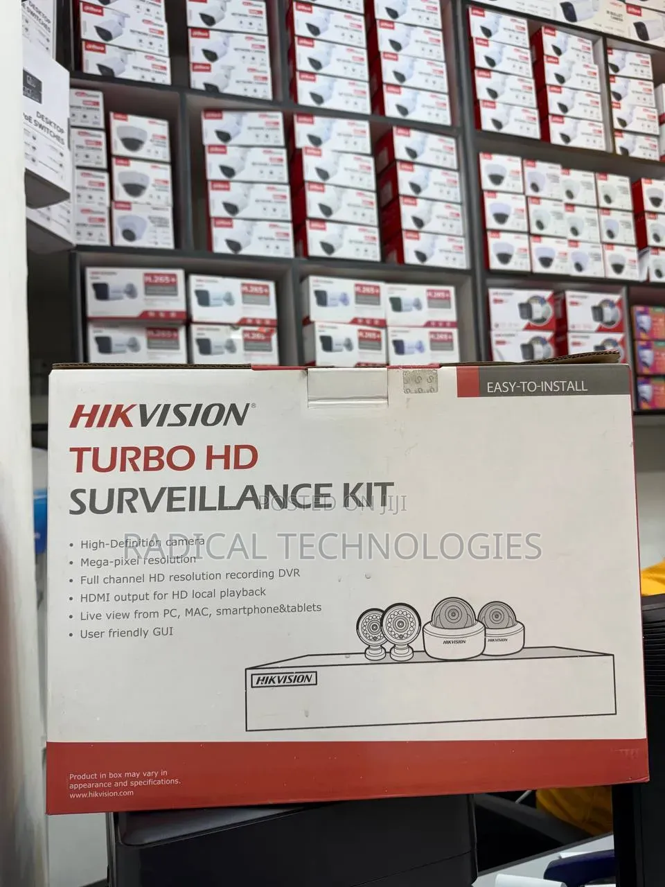 HIKVISION የተሟላ የ CCTV ካሜራ ሲስተም (Surveillance Kit)