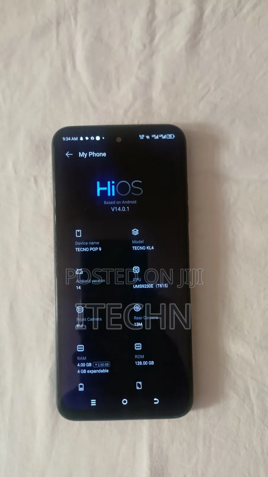 Mobile Phone 128 GB Black