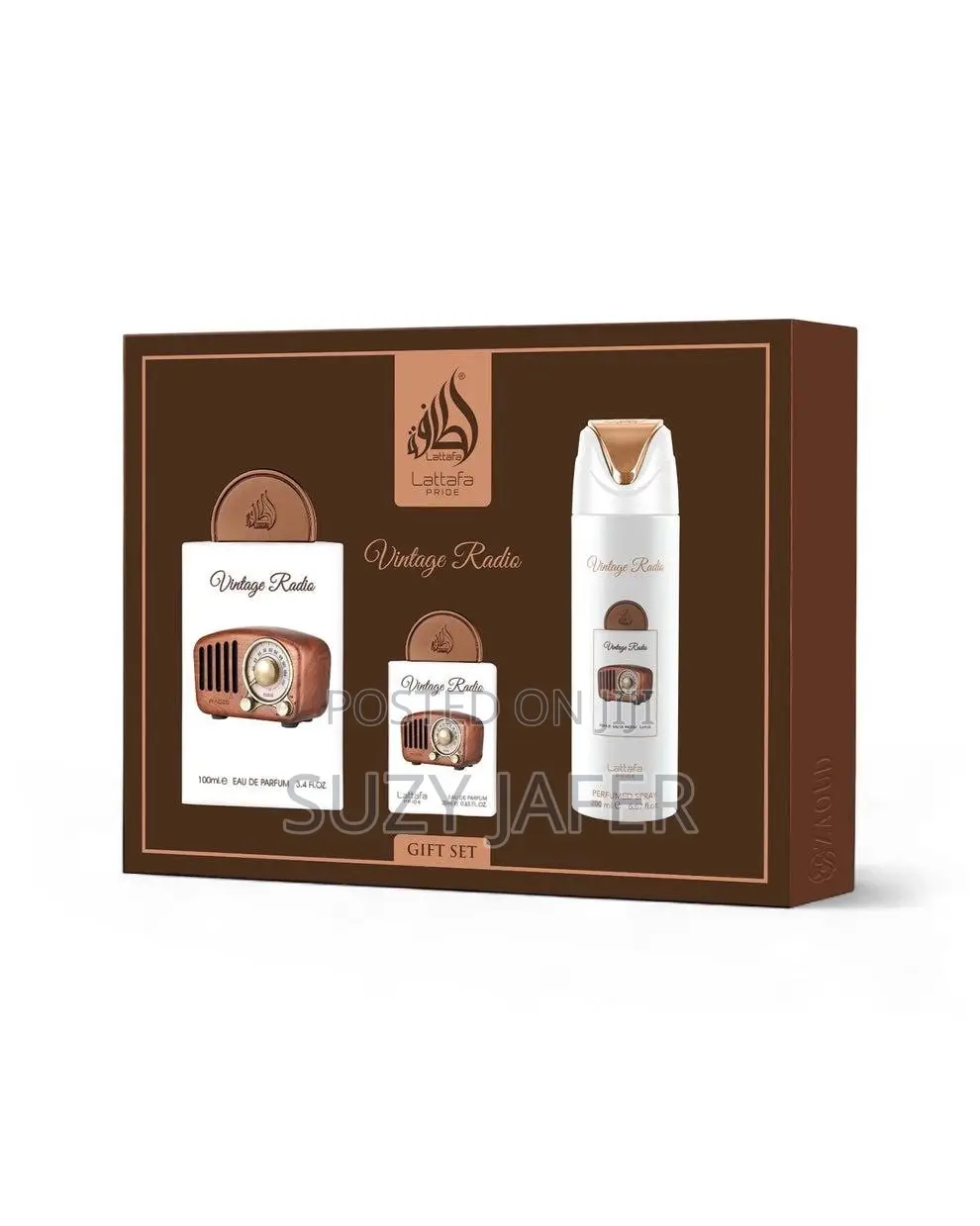 VINTAGE RADIO Gift Set by Lattafah