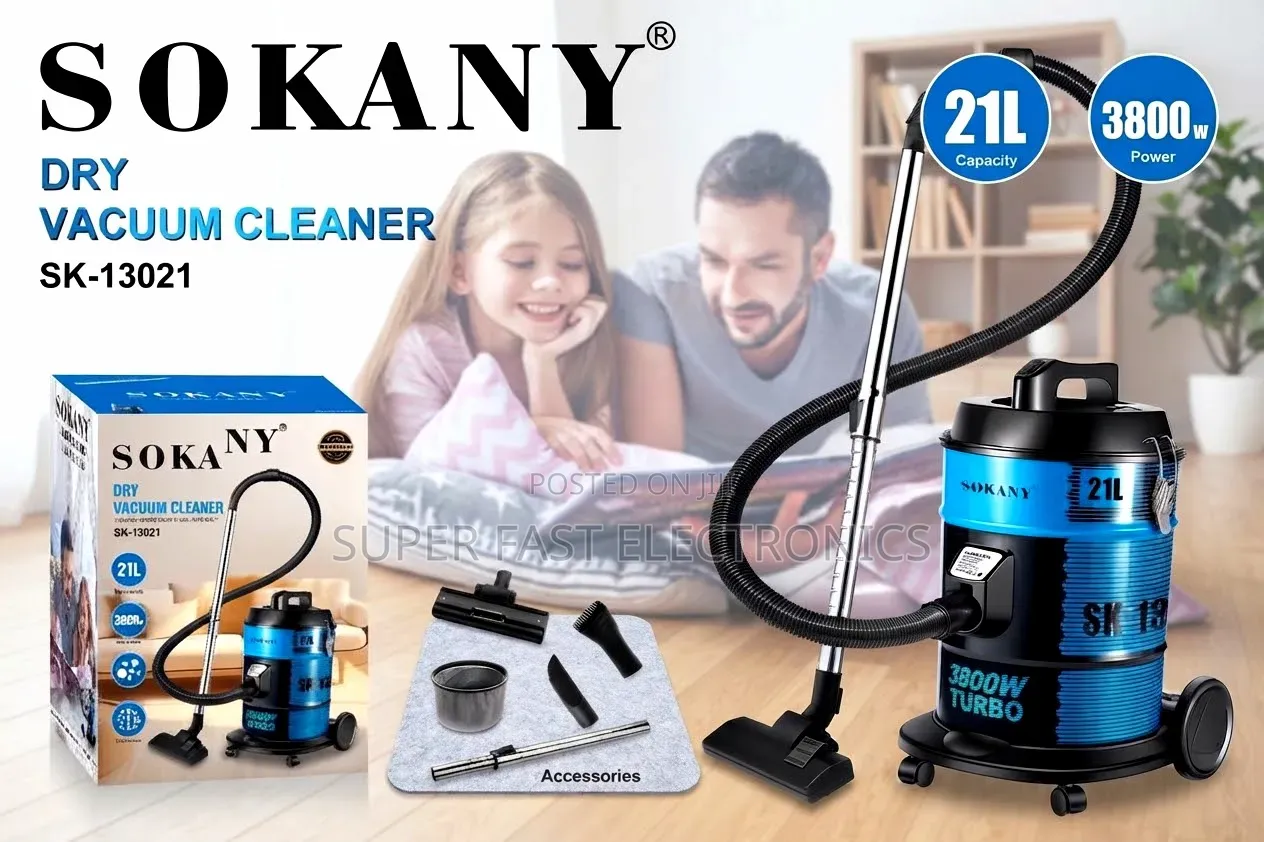 SOKANY Dry Vacuum Cleaner – Powerful Home Office Vacuum