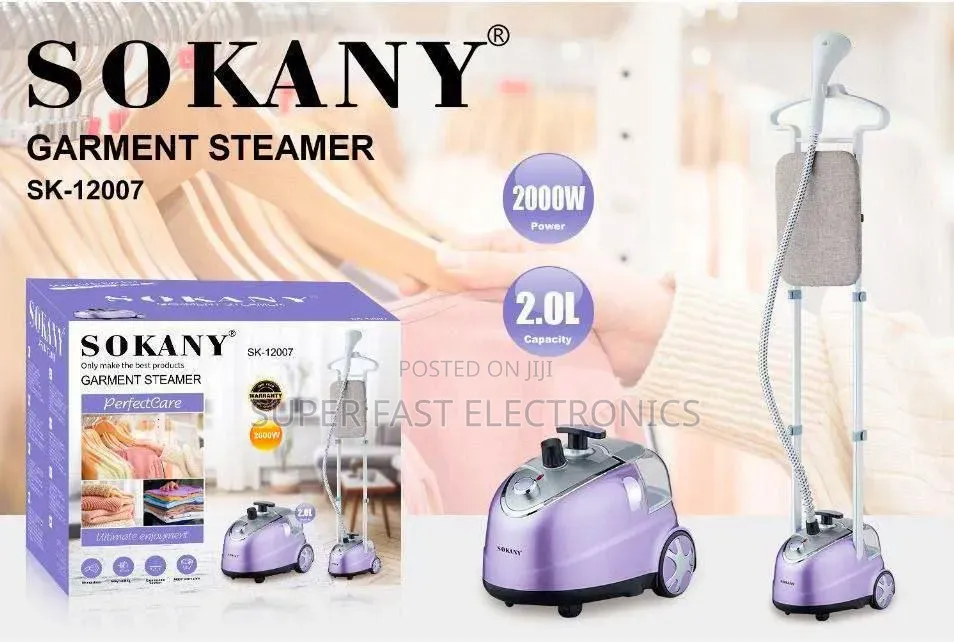 SOKANY Garment Steamer – Powerful Clothes Steamer for Home Travel