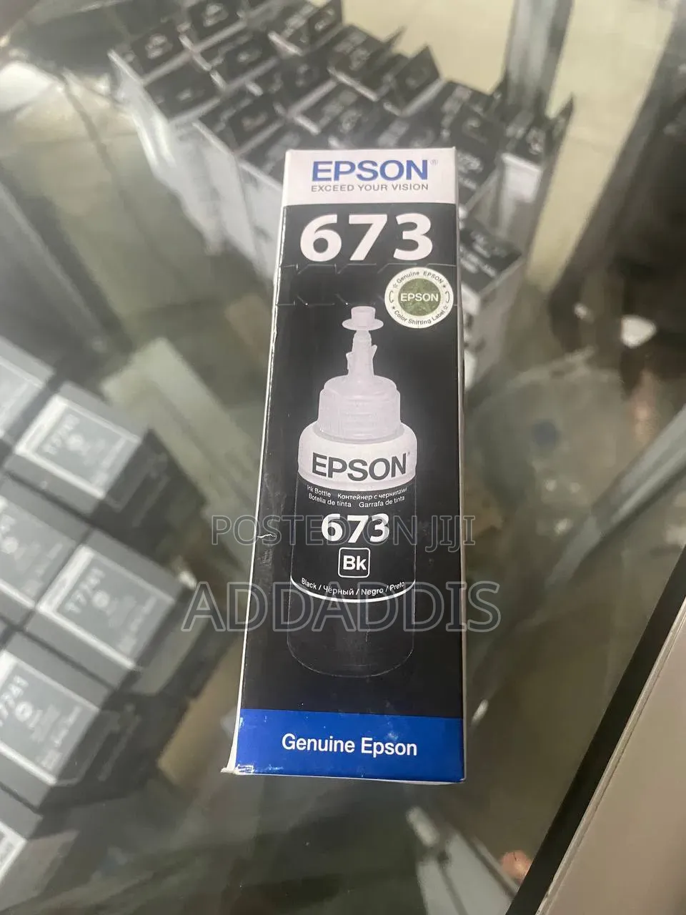 New Genuine Epson T6731 Ink Bottle (Black)