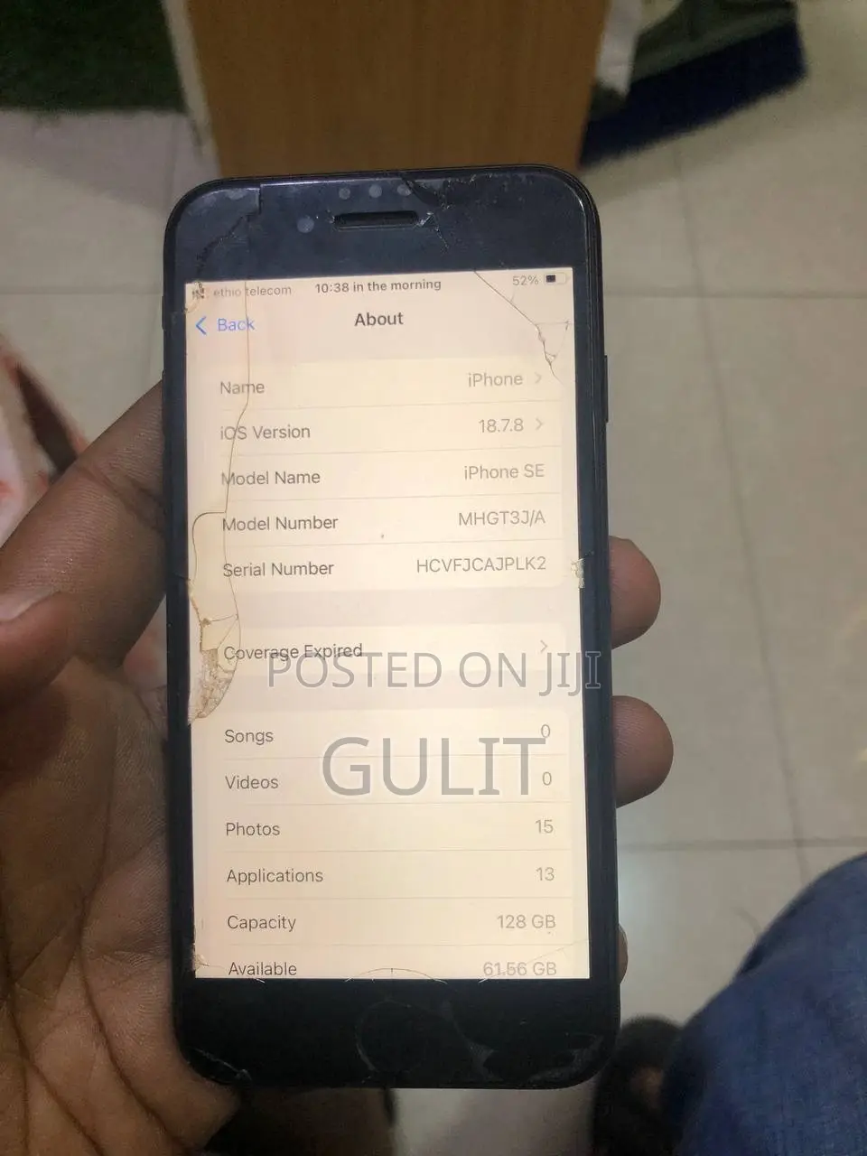 Apple iPhone SE (2020) 128 GB Black