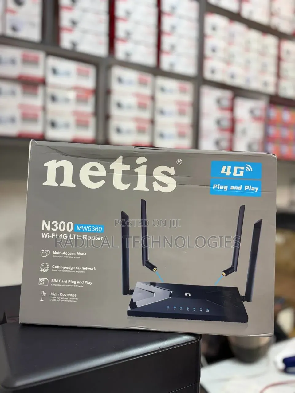 Netis 4G LTE Wifi Router With Lan Port