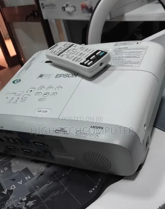 BRAND NEW EPSON Projector 
Has Remote 
Model Name: EB-