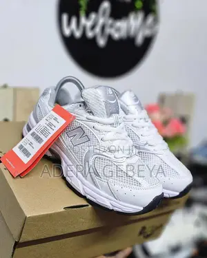 New Balance 530 White Silver Running Sneakers – Brand New With Box