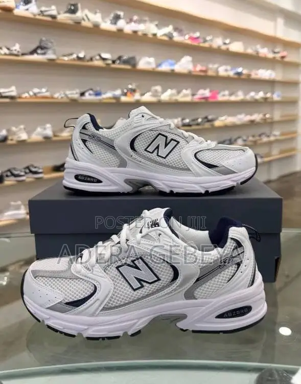 New Balance 530 White Silver Running Sneakers – Brand New With Box
