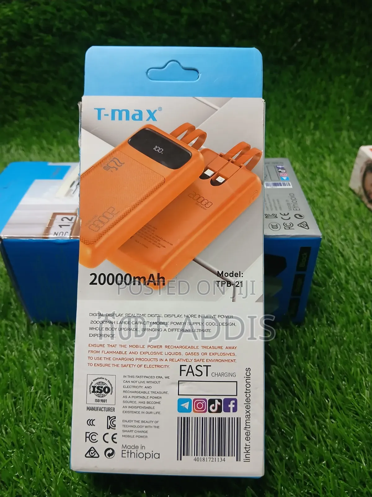 Original T-Max Power Bank Mah 20000