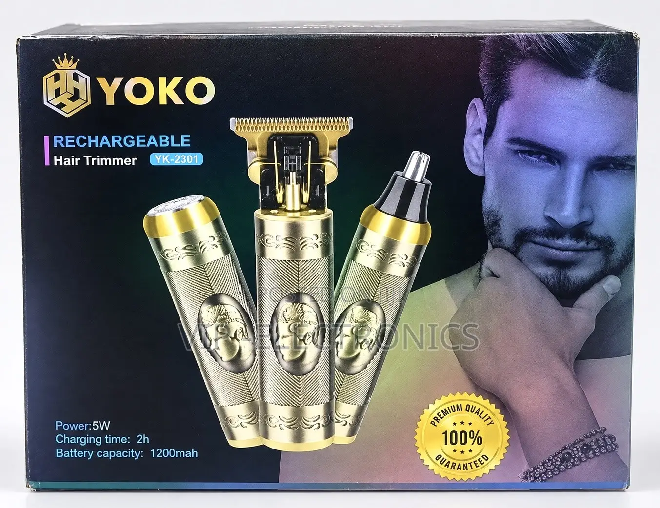 YOKO Rechargeable Hair Trimmer Grooming Kit (Model YK-2301)