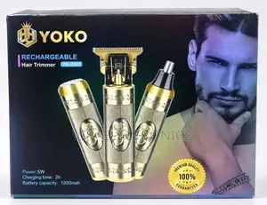 YOKO Rechargeable Hair Trimmer Grooming Kit (Model YK-2301)