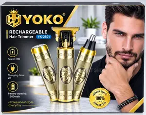 YOKO Rechargeable Hair Trimmer Grooming Kit (Model YK-2301)