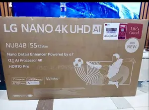 LG 55 Inch TV NU84B Nano UHD Smart 2026 New Model original LG TV