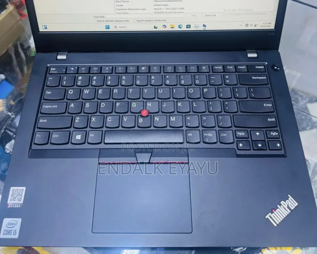 New Laptop Lenovo L14 G1 8GB Intel Core i5 SSD 256GB