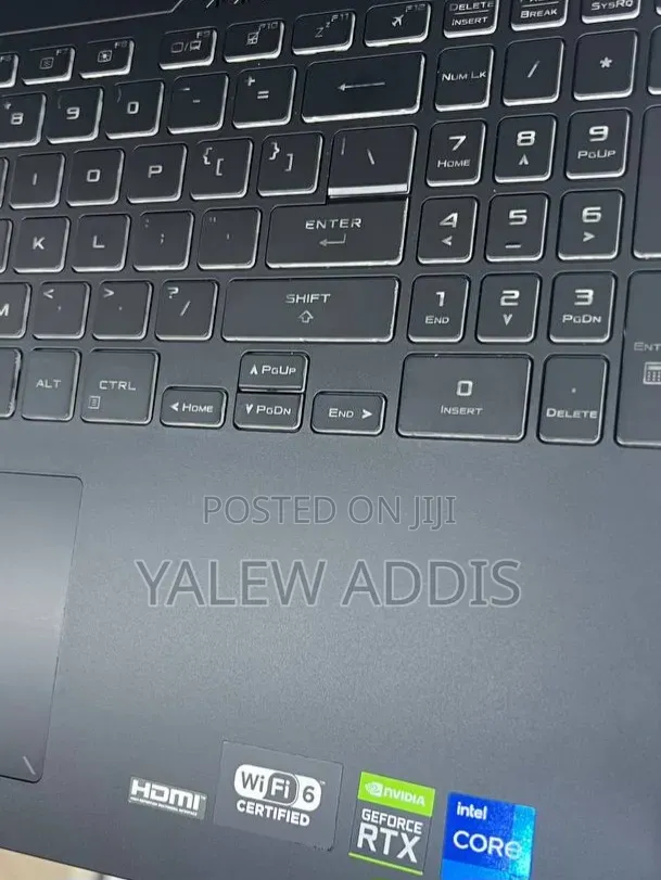 New Laptop Asus TUF Gaming A15 16GB Intel Core i7 SSD 512GB