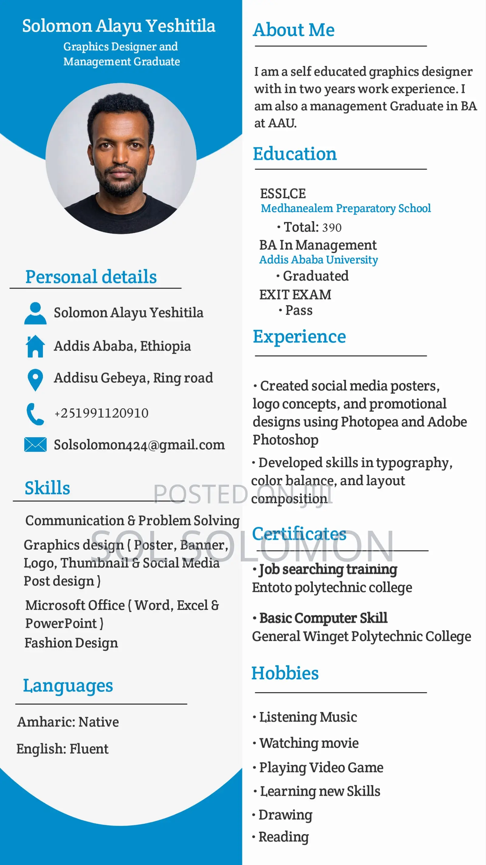 Graphic Designer Video Editor