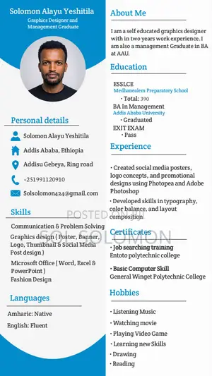 Graphic Designer Video Editor