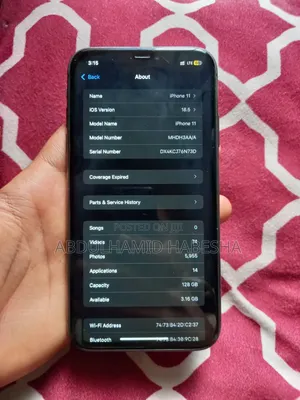 Apple iPhone 11 128 GB Black
