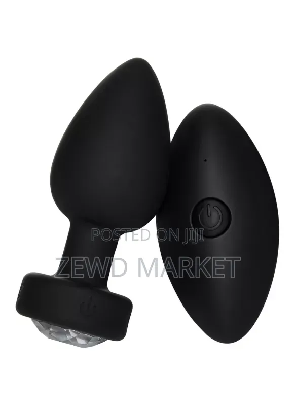 Vibrating Silicone Butt Plug