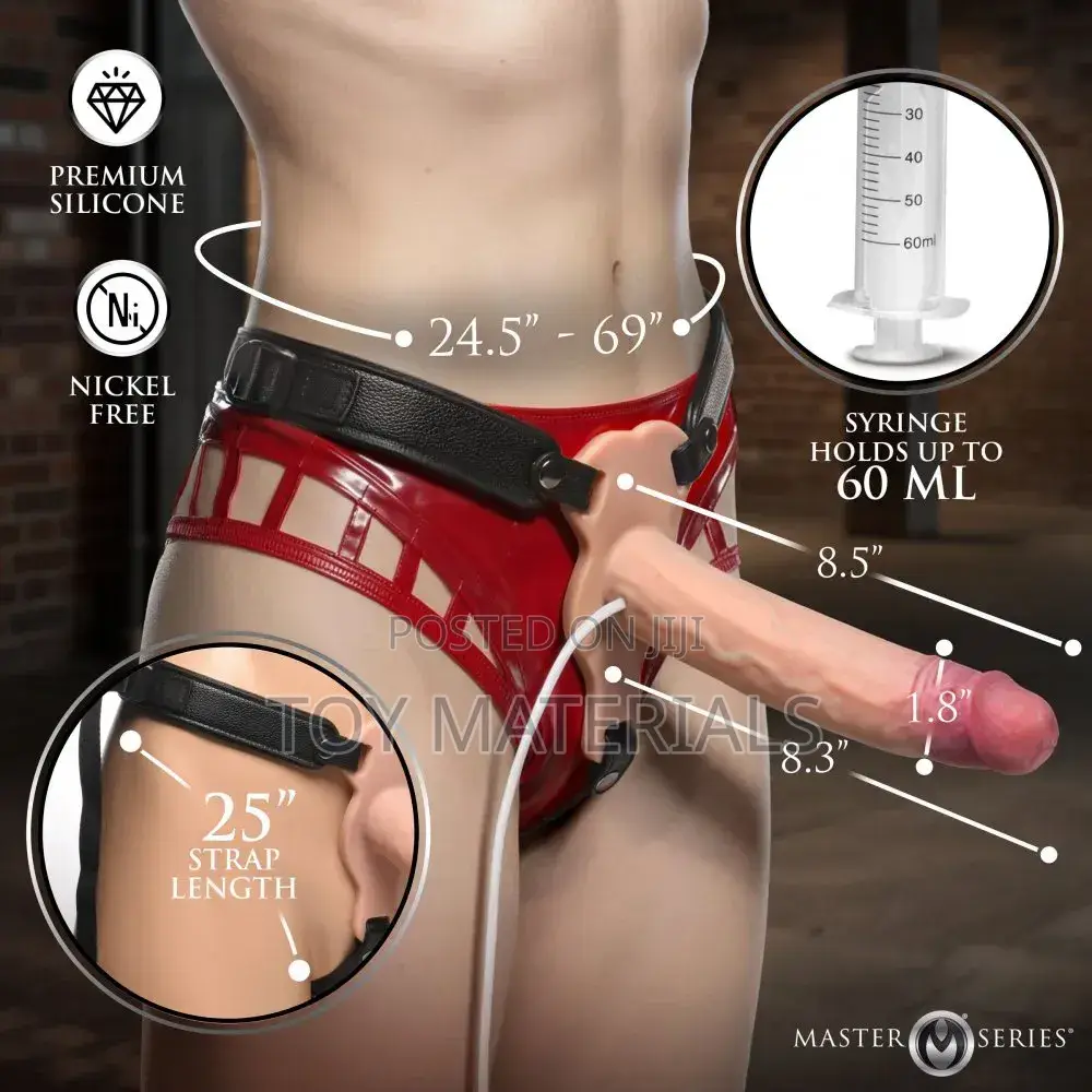 Breeder Stretchy Skin Squatting Dildo Woman Harness