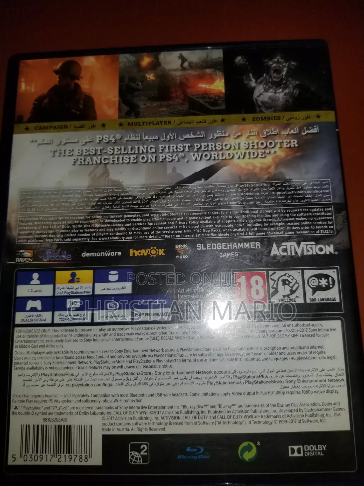 Activision Call of Duty WWII