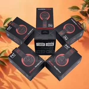 P47 Audífonos Inalámbricos Foldable Stereo Headset Black