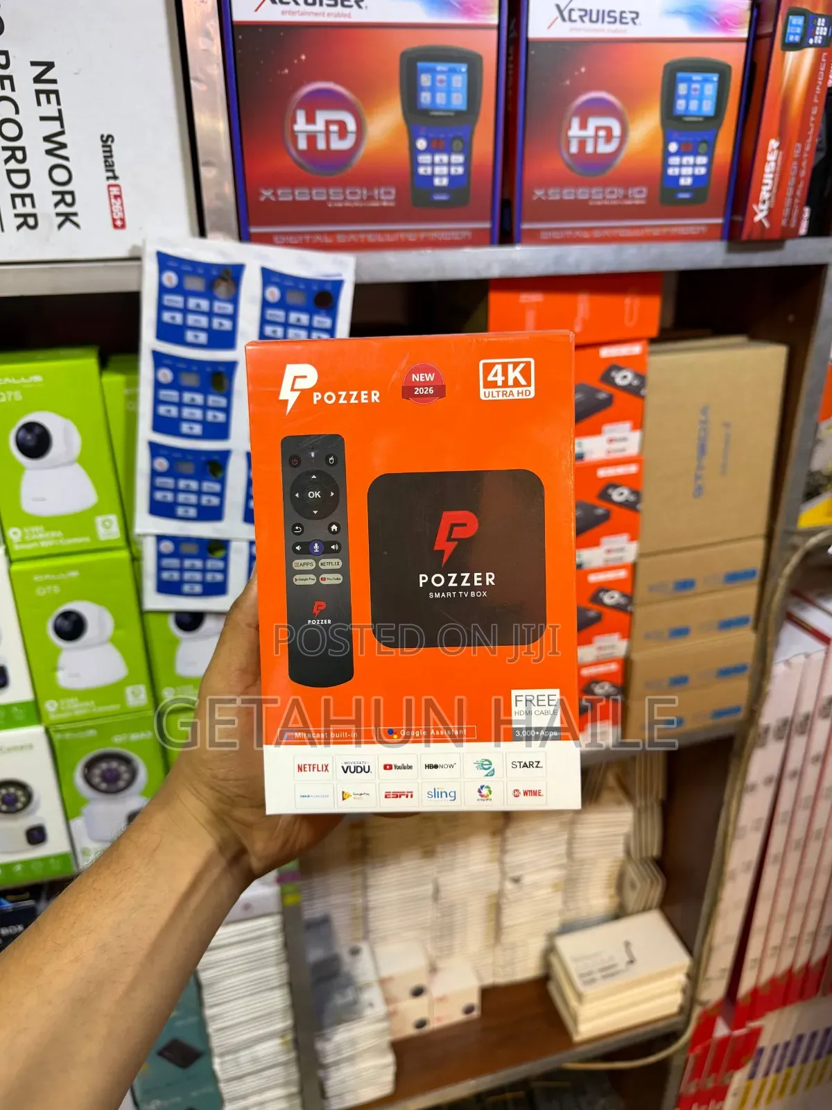 Pozzer Android TV Box 2026 - TV Smart ማድረጊያ