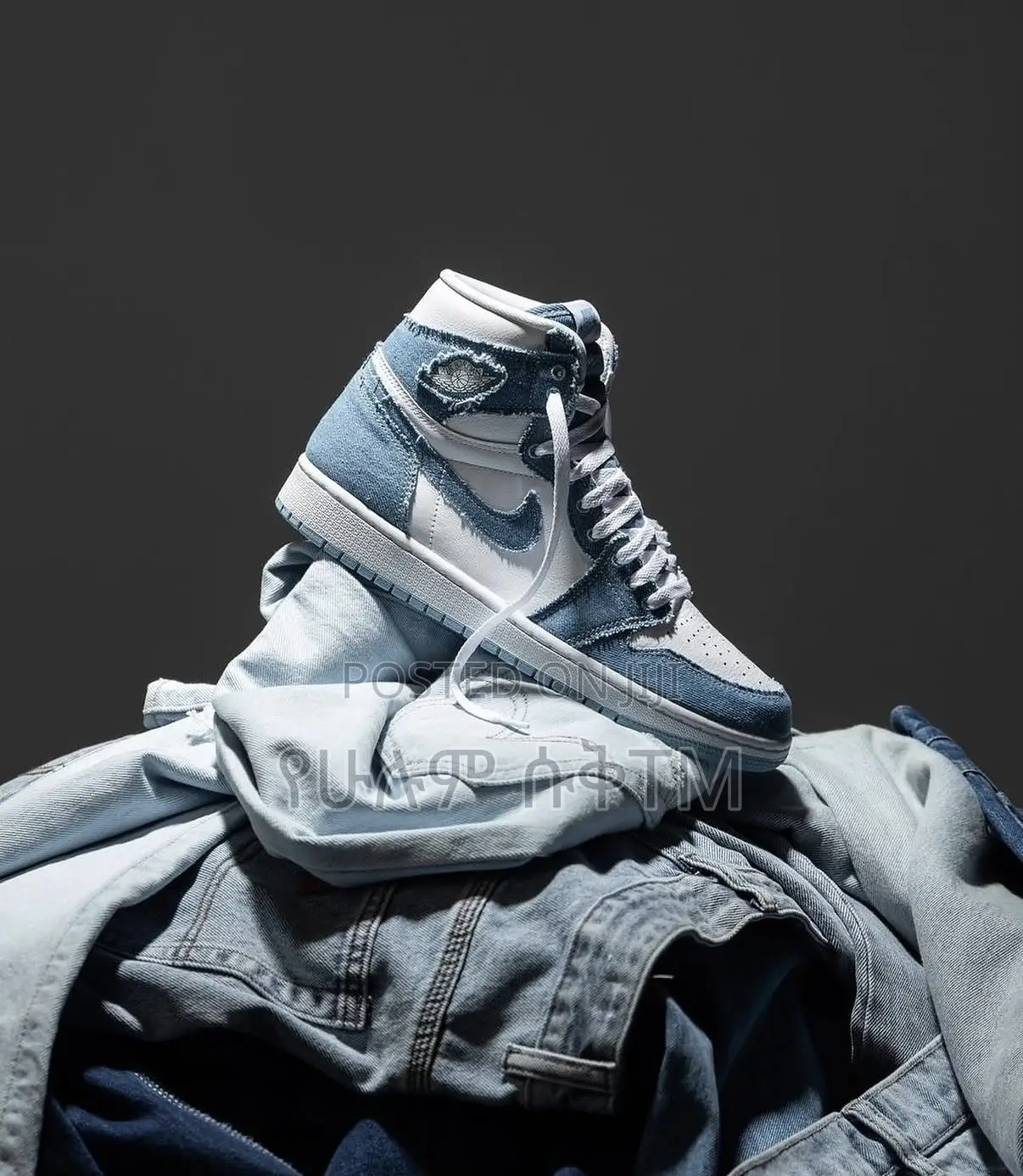 Nike Air Jordan 1 Retro High OG ‘Denim’ Men’s Shoes