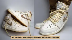 Air Jordan 1 Retro High OG Craft ‘Vibration of Naija’ Men’s Shoes