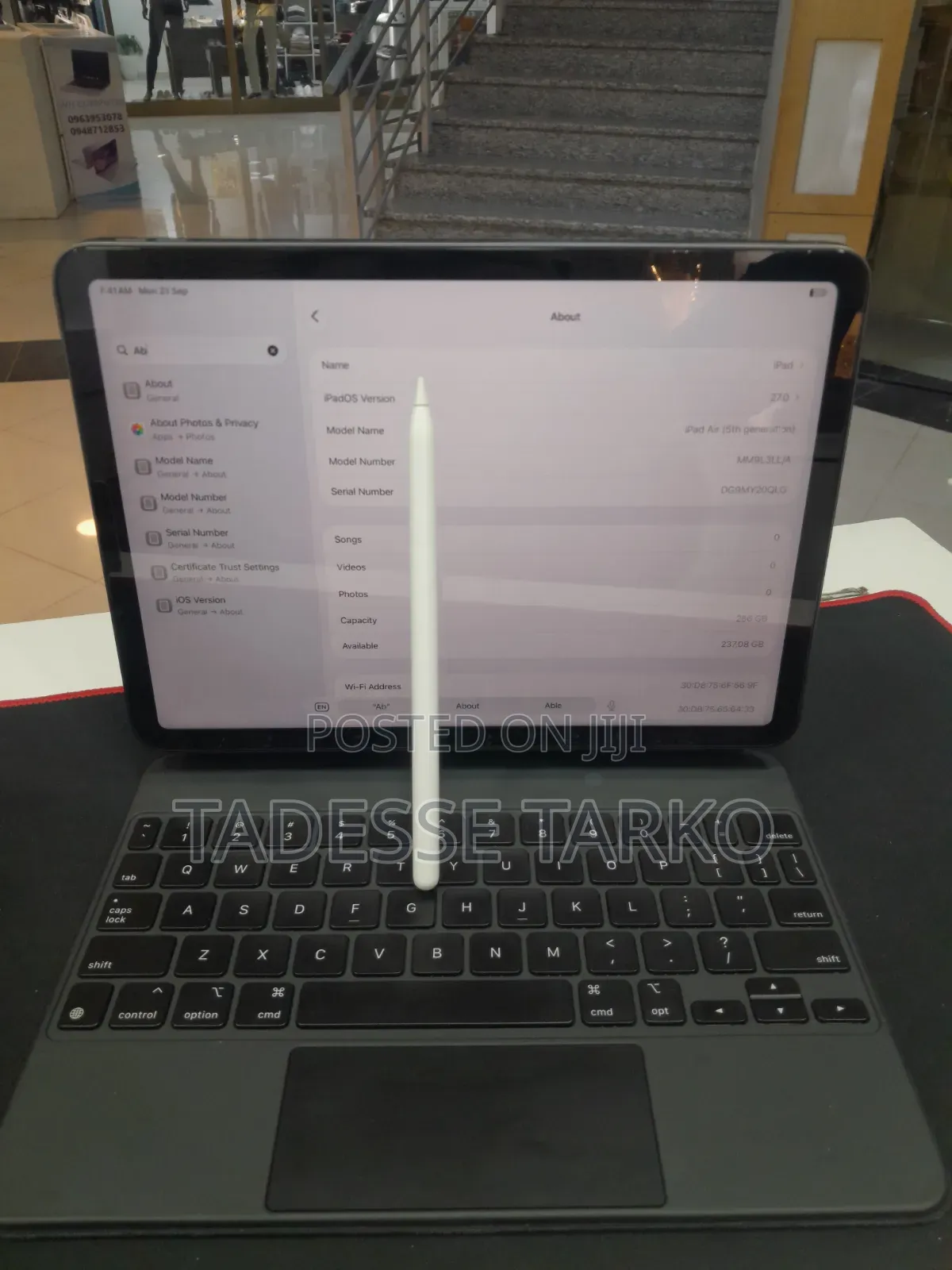 New Apple iPad Air 256 GB Silver