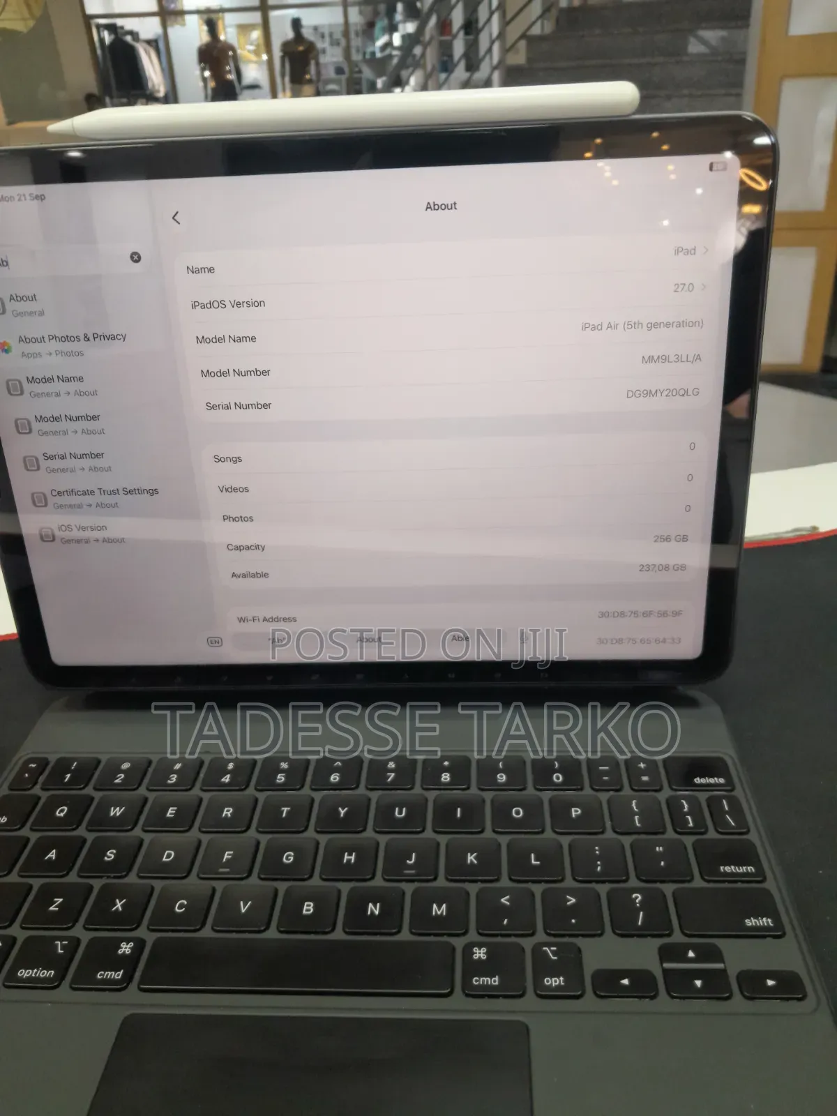 New Apple iPad Air 256 GB Silver