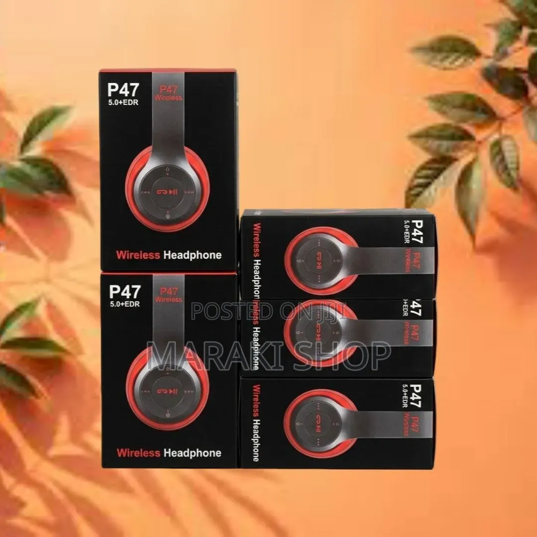 Cuffie Pieghevoli P47 Wireless Stereo Headset