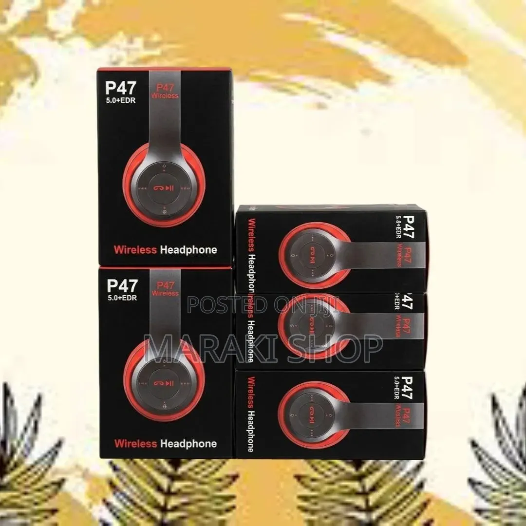 Auricolari Bluetooth P47 Wireless Over-Ear Headset