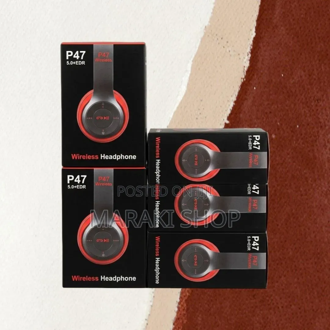 Cuffie Wireless P47 Stereo Sound Foldable Headset