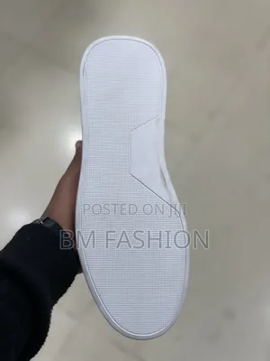 Beige Zegna-Branded Leather Casual Sneaker With Thick Textured Sole