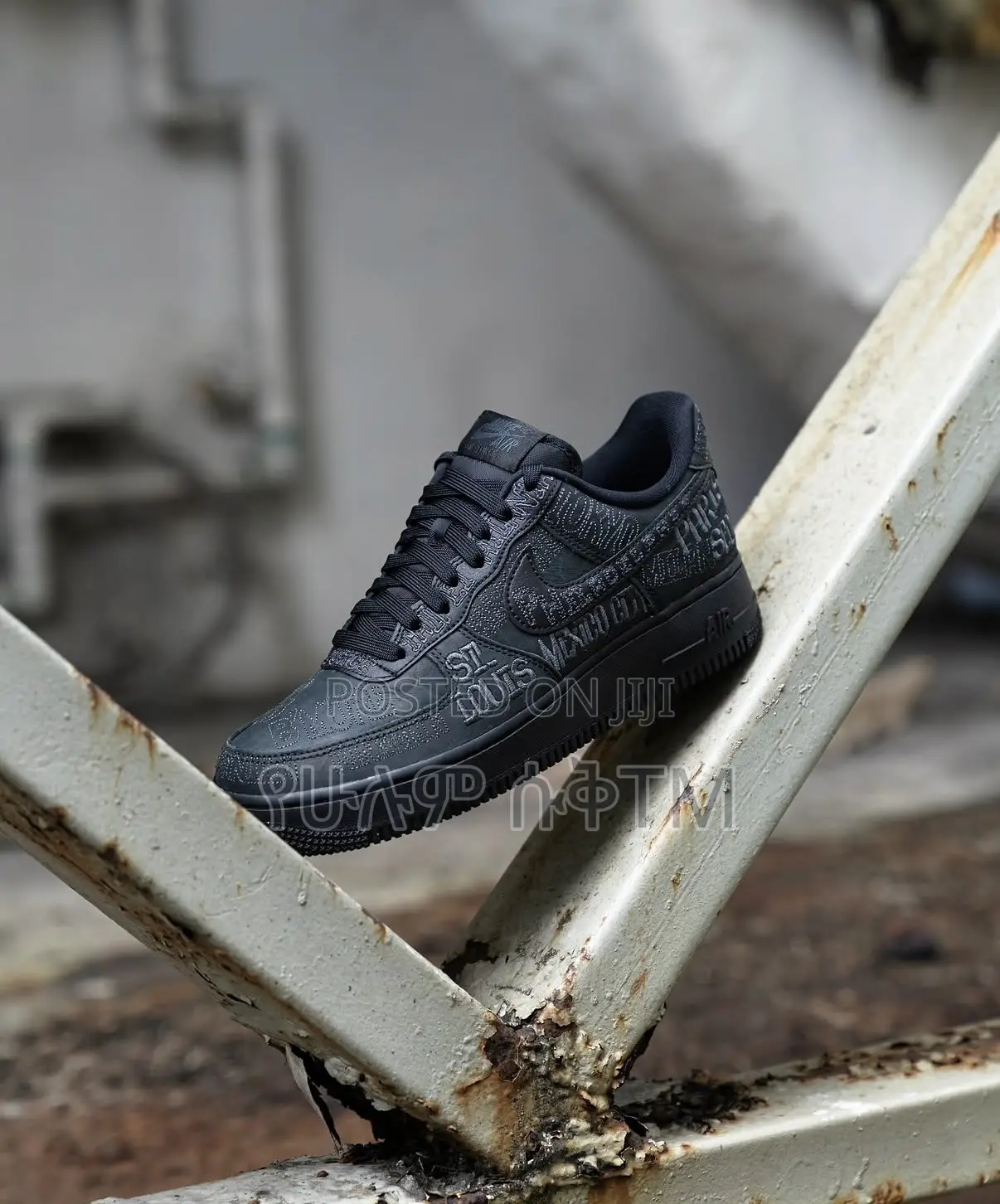 Nike Air Force 1 Low ‘07 ‘’on Tour’’ ‘Triple Black’ Men’s Shoes