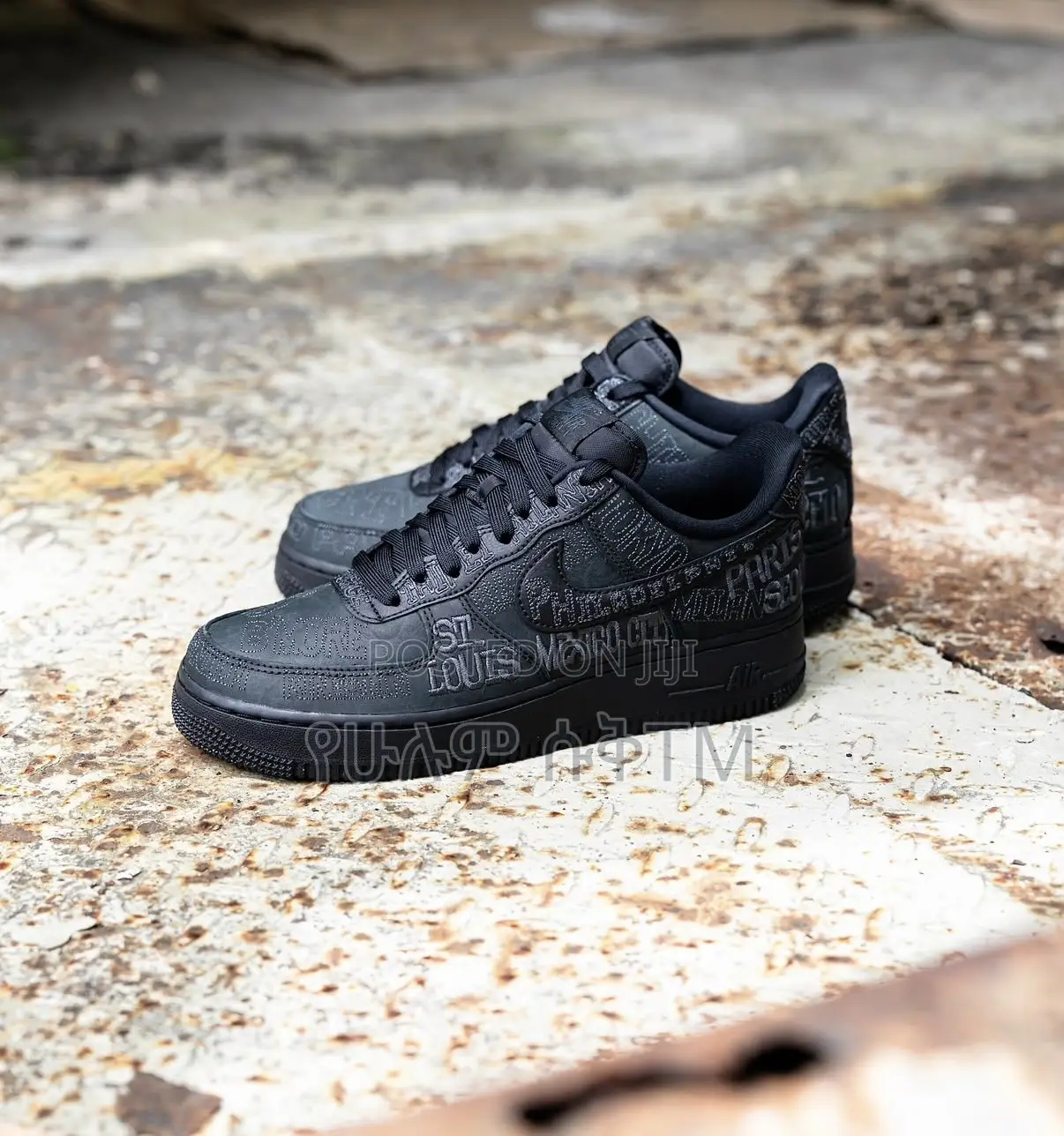 Nike Air Force 1 Low ‘07 ‘’on Tour’’ ‘Triple Black’ Men’s Shoes