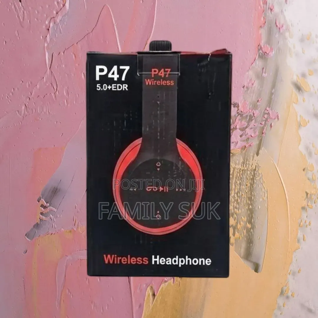 P47 Wireless Headset Fone Estéreo Graves Potentes