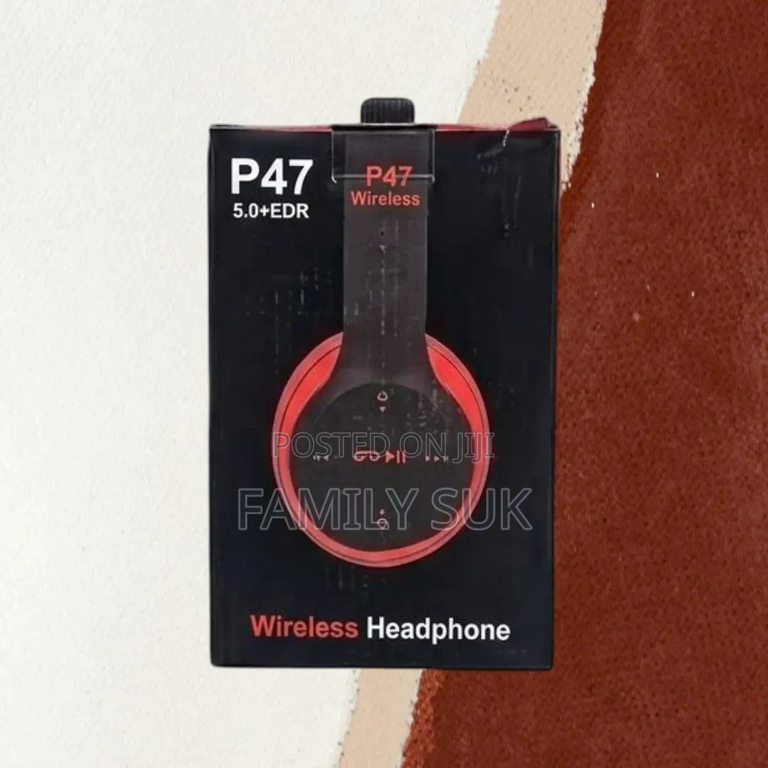 Headphone Sem Fio P47 Wireless Auriculares Dobráveis