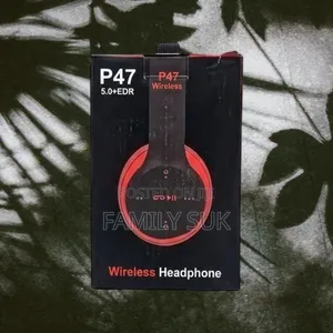 P47 Wireless Headphones Fone Over-Ear Bluetooth Preto