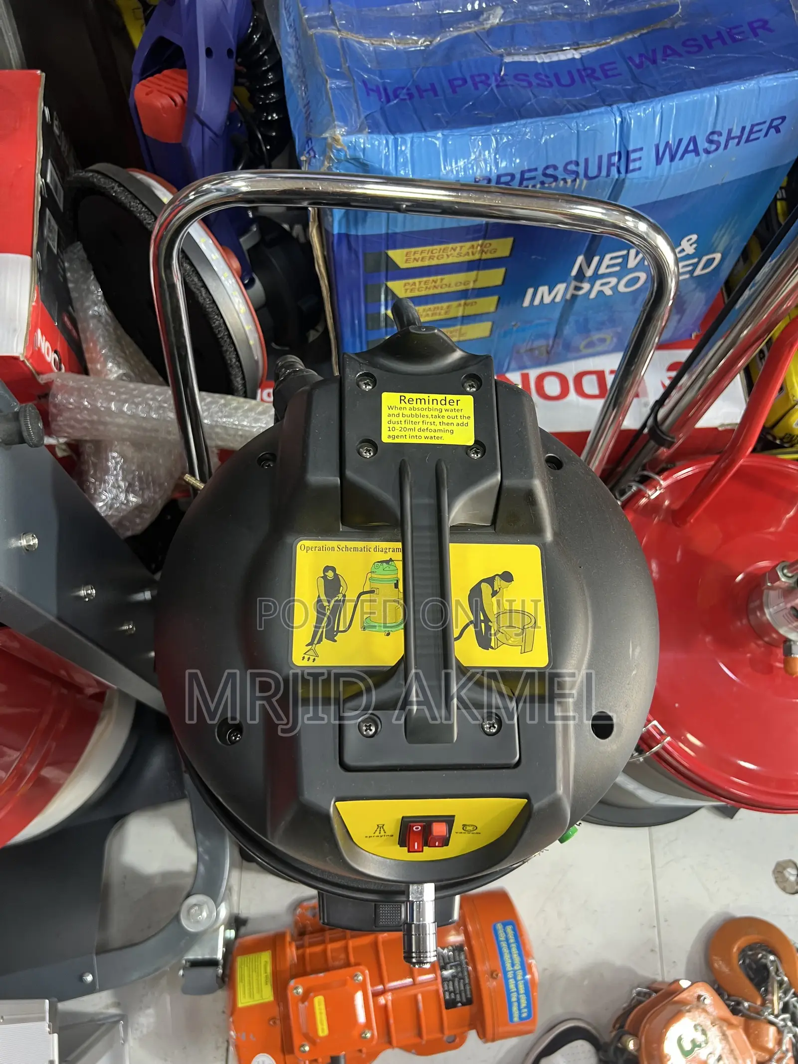 Red East 40L Wet and Dry Steam Vacuum Cleaner