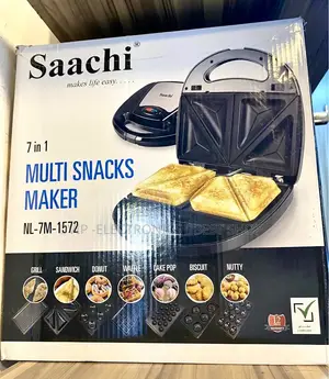 Saachi Multi Snacks Maker 7-in-1– Electric Sandwich Snack Maker