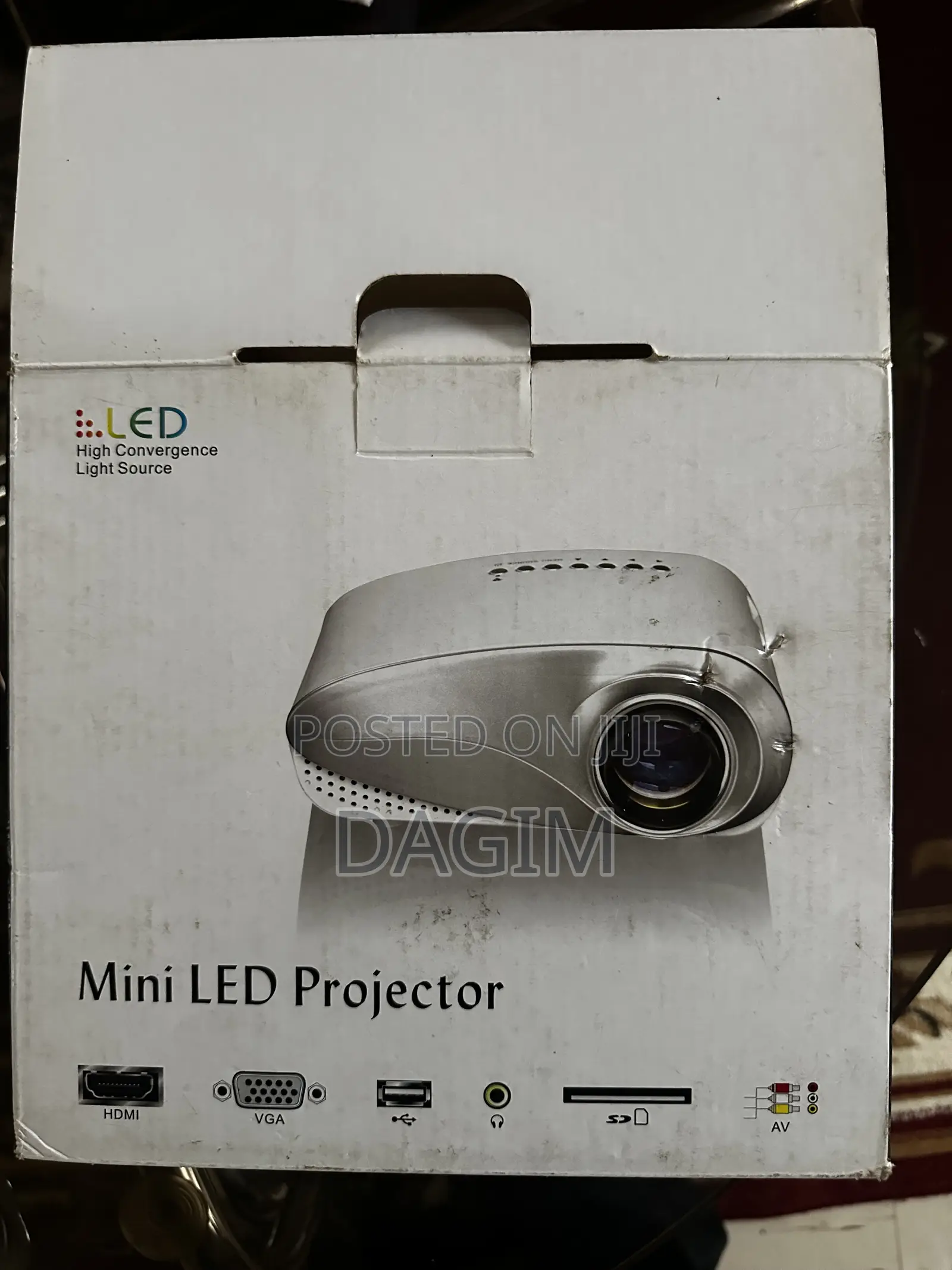 RD-802 Mini LED Projector | HDMI VGA USB SD AV | Portable Home Cinema