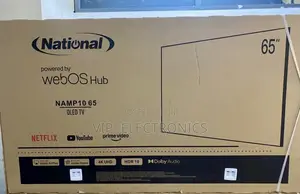 National 65 Inch UHD QLED Smart original TV webOS Hub VIP SHOP