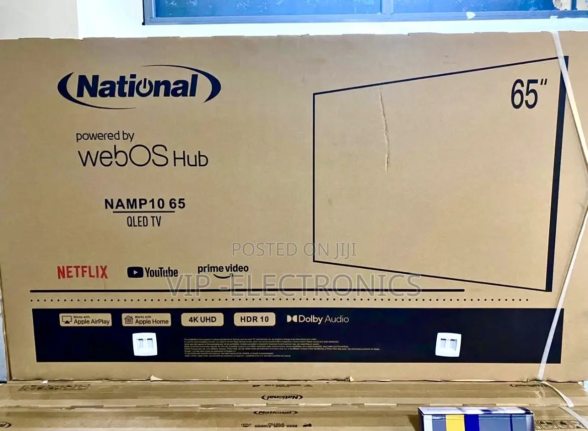 National 65 Inch UHD QLED Smart original TV webOS Hub VIP SHOP