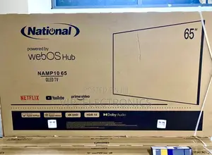 National 65 Inch UHD QLED Smart original TV webOS Hub VIP SHOP