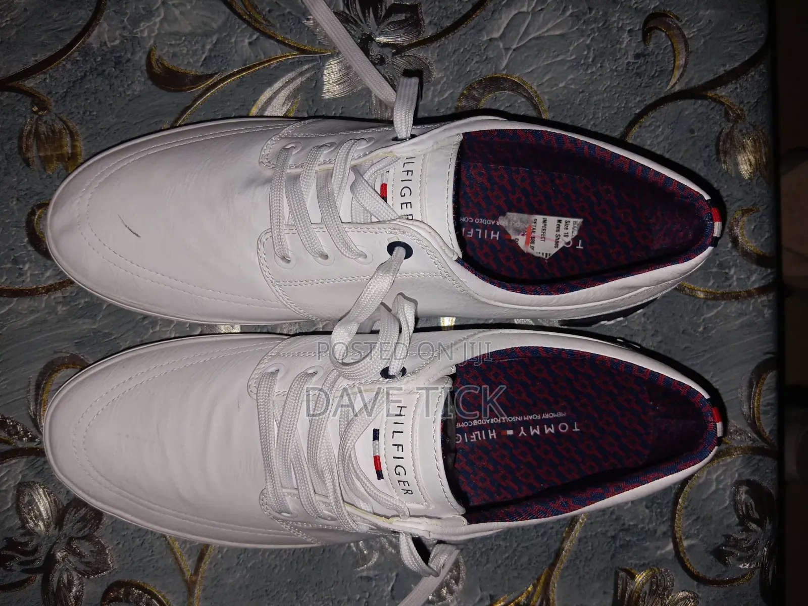 Tommy Hilfiger Men's Rexin Sneaker ,White