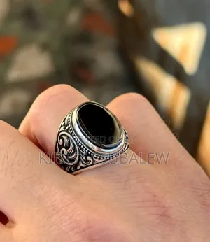 Men's Ring Stainless Steel With Natural Stone