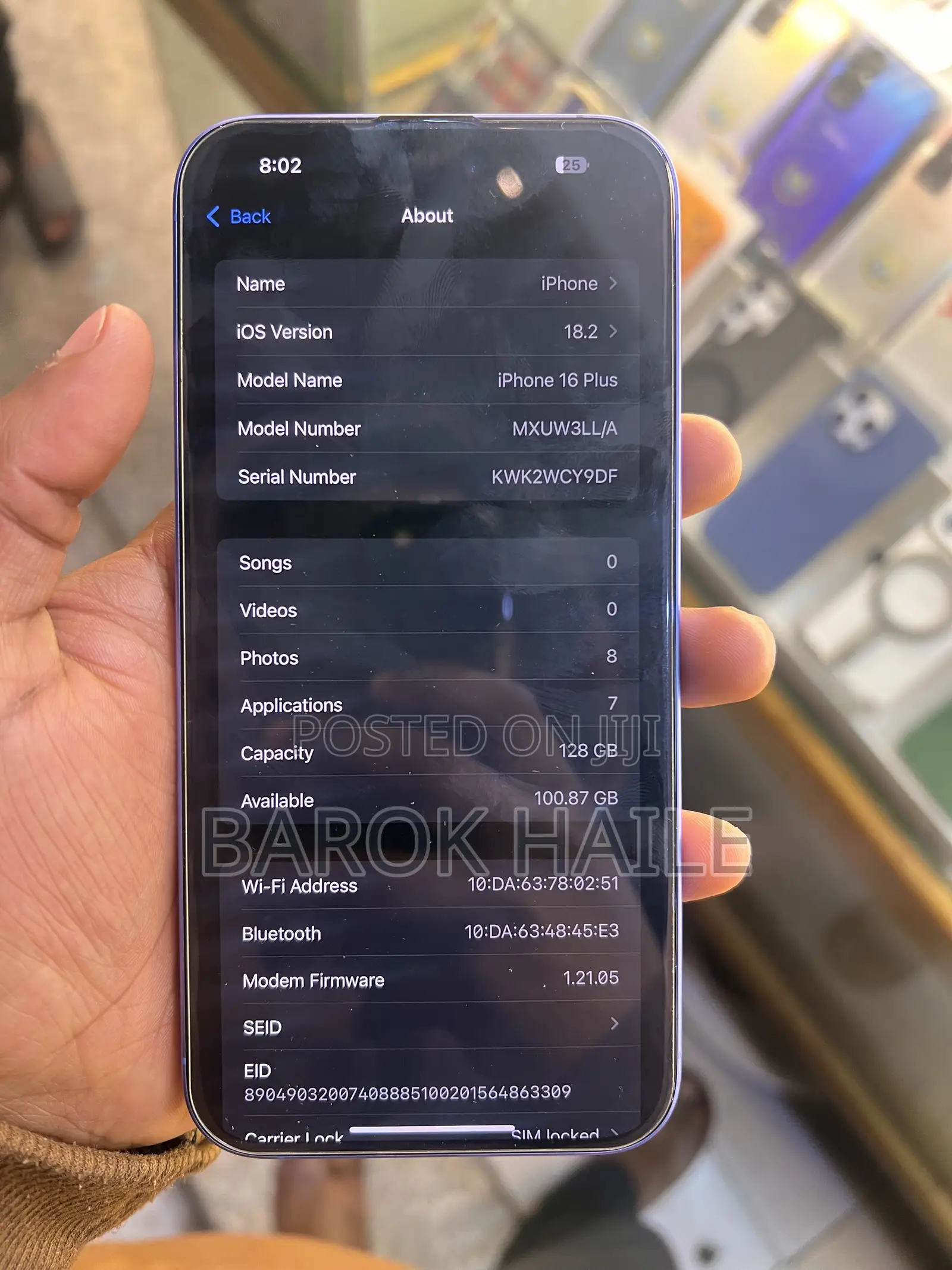 Apple iPhone 16 Plus 128 GB Blue